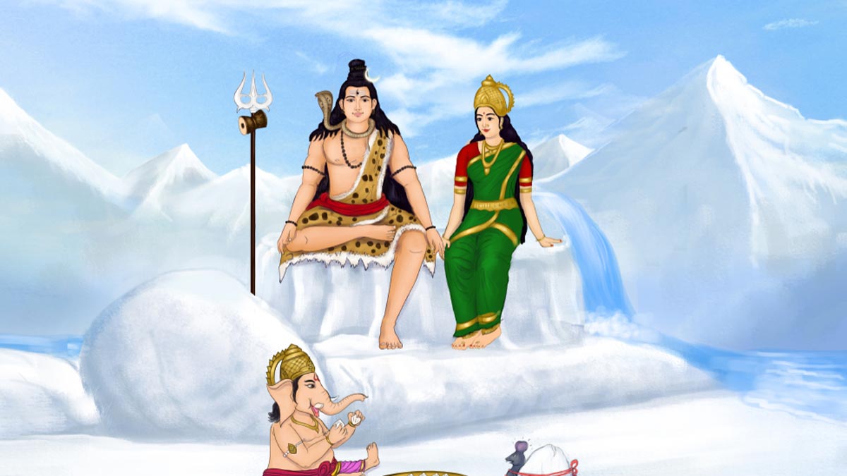 goddess parvati lord shiva period story