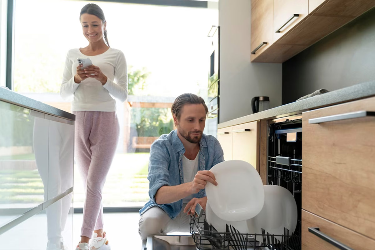 how to clean kitchen trolly at home