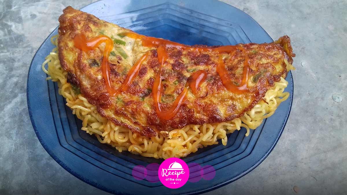 how to make maggi omelette recipe in hindi