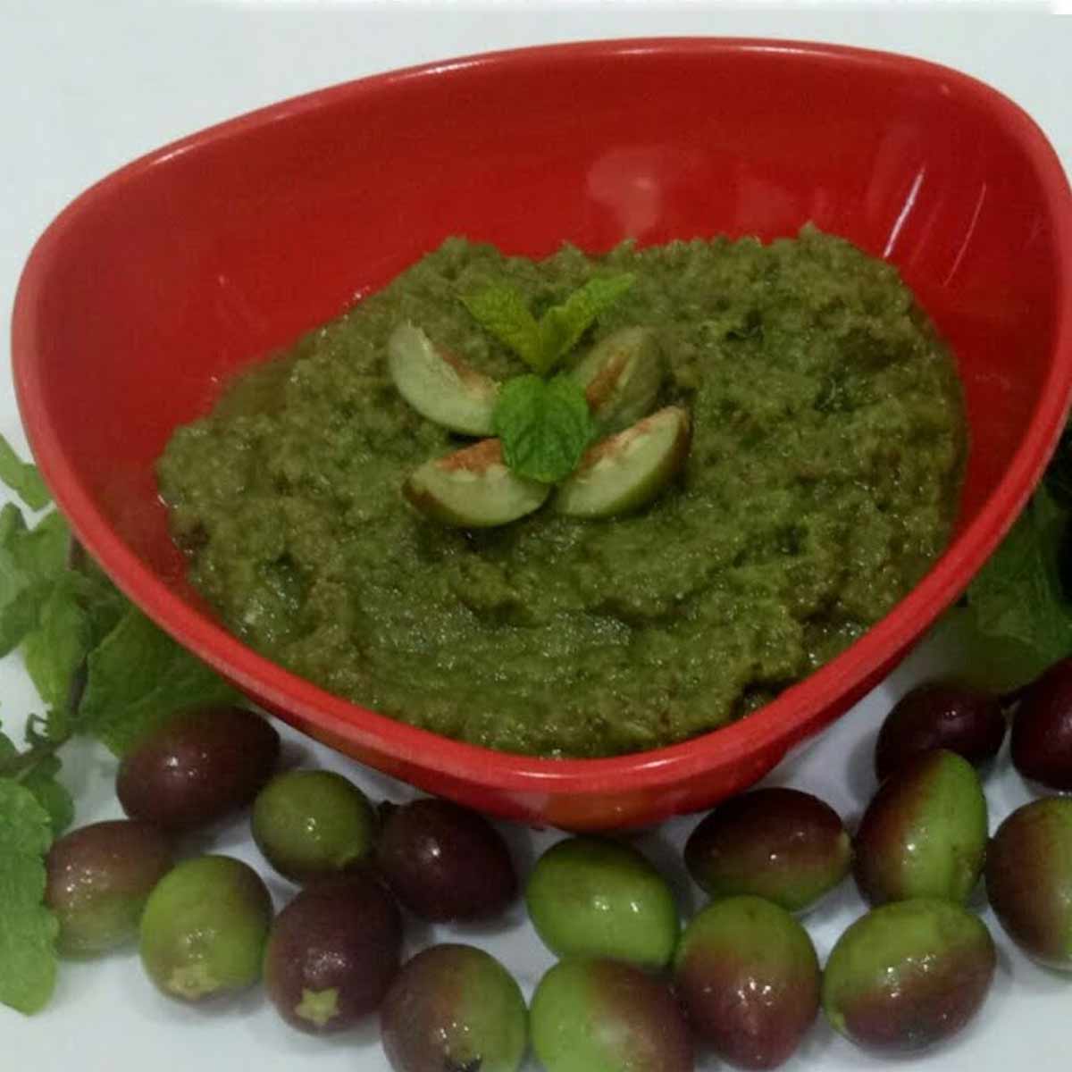 how to make sweet and sour karonda chutney