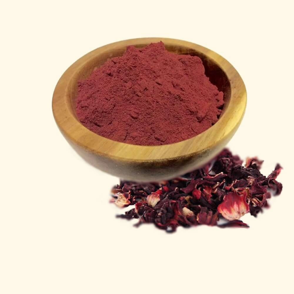 how to use hibiscus flower powder for hair colour