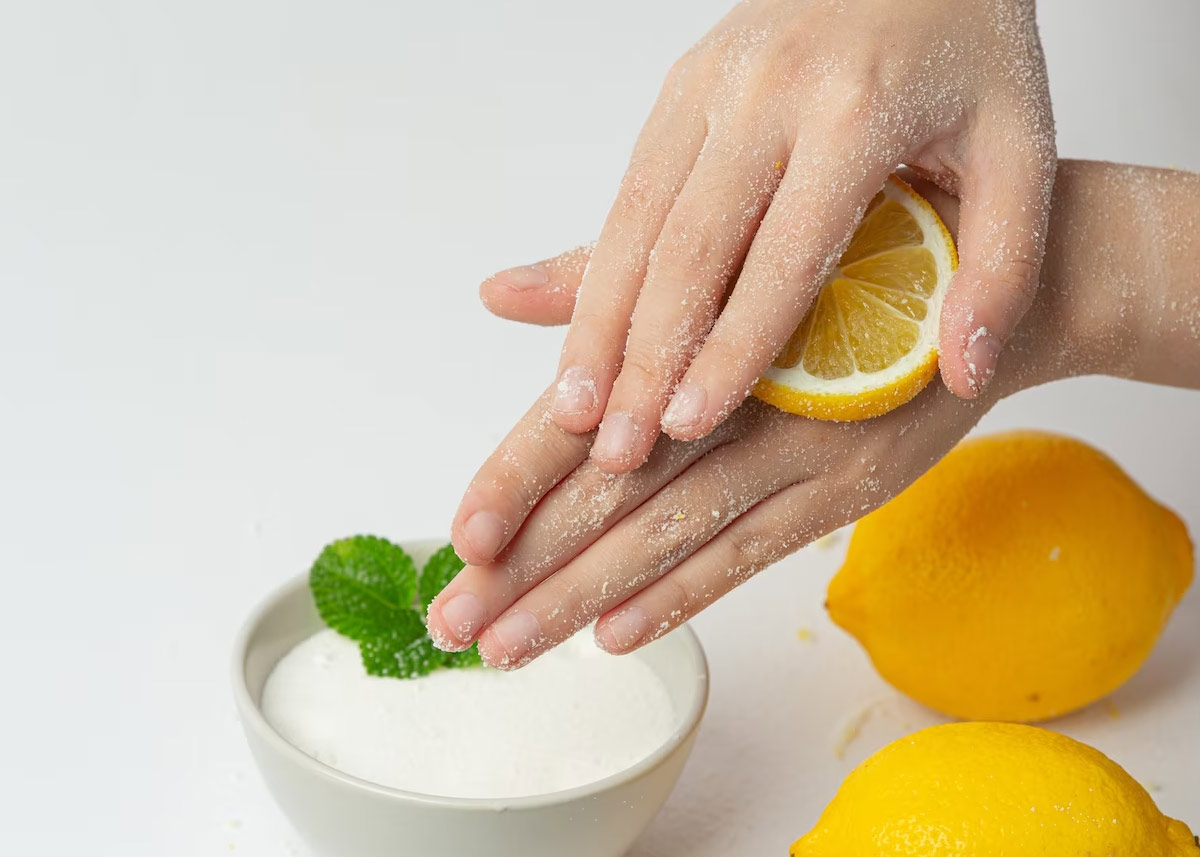 lemon face scrub