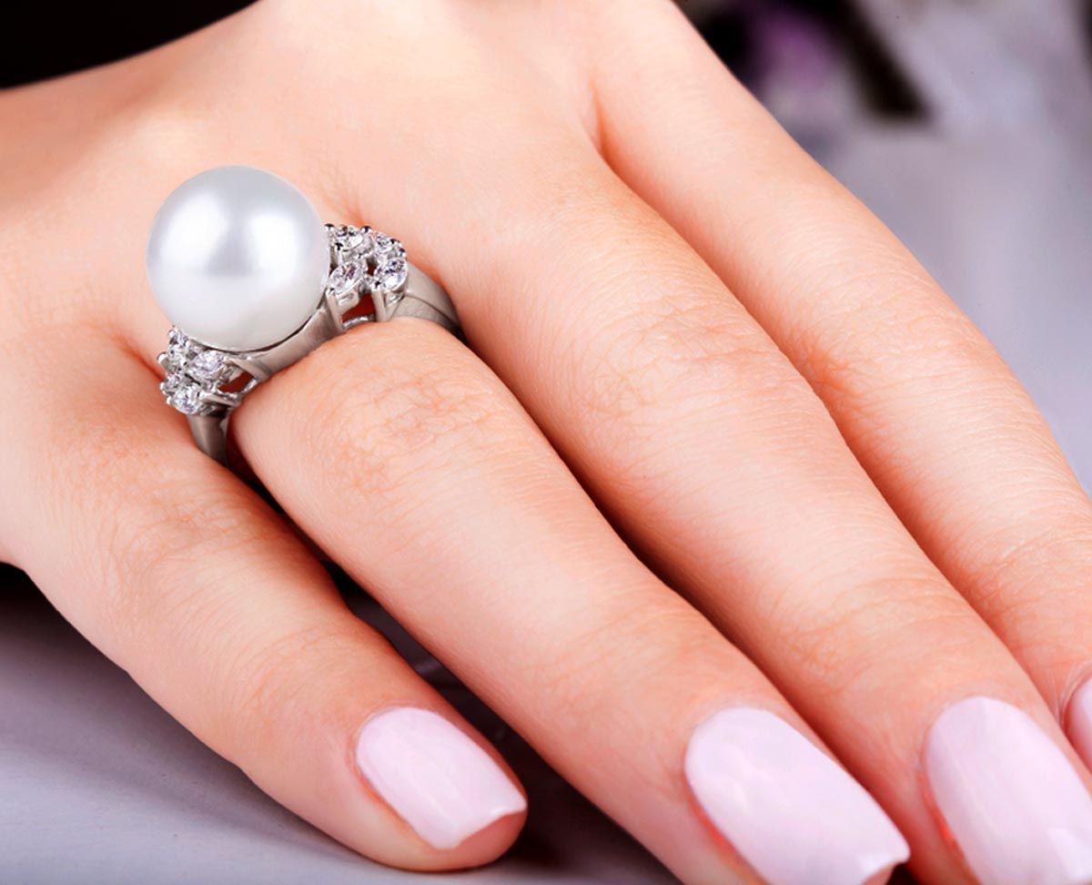 60% Mens Sterling Silver Pearl Ring, Weight: 2 Gm at Rs 45/gram in Kanpur