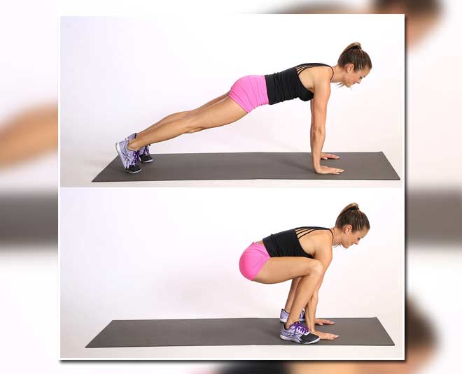 plank squat for waist fat