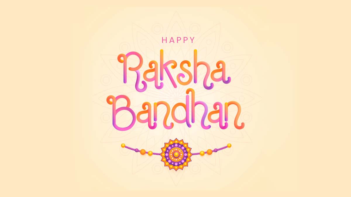 Banner template with the happy raksha bandhan
