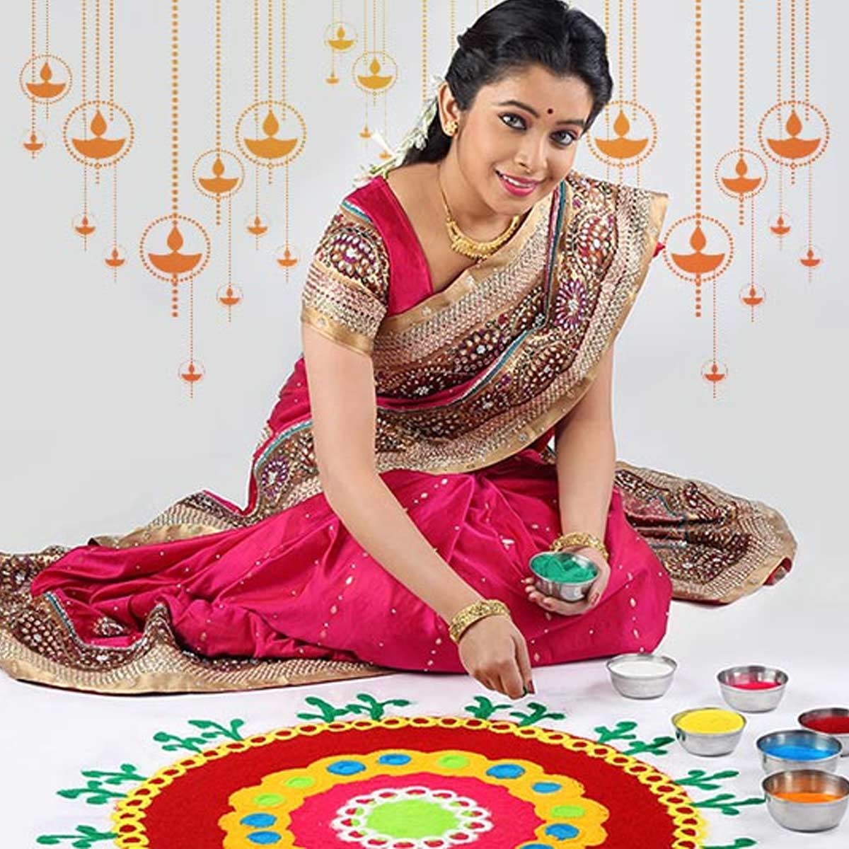 raksha bandhan rangoli vastu for main gate