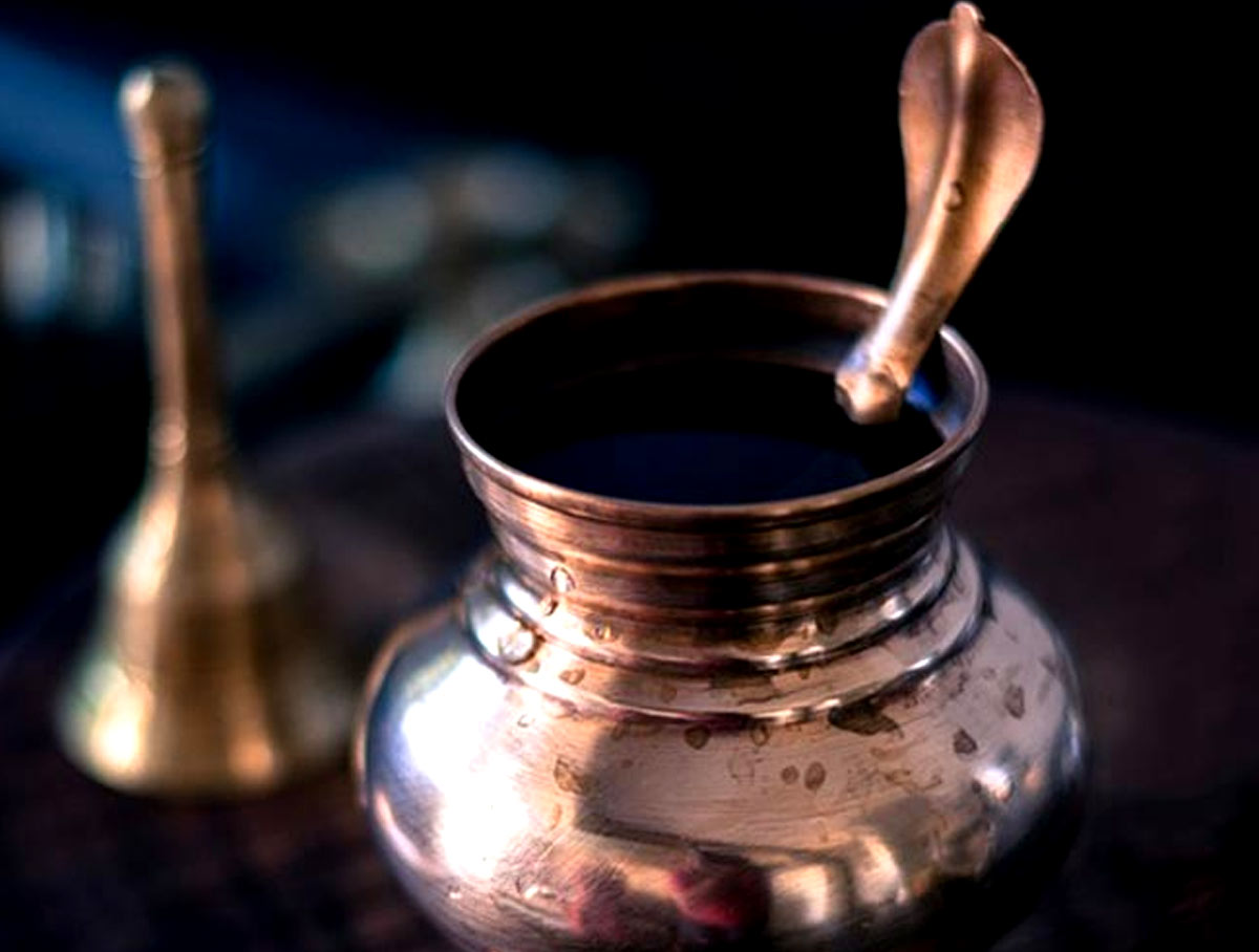 uses of copper utensils in worship