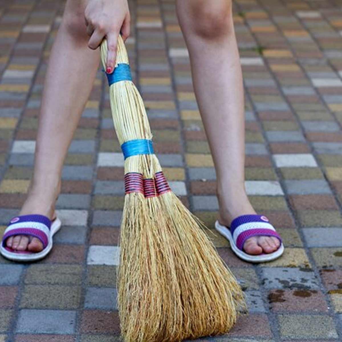 why should not kick broom