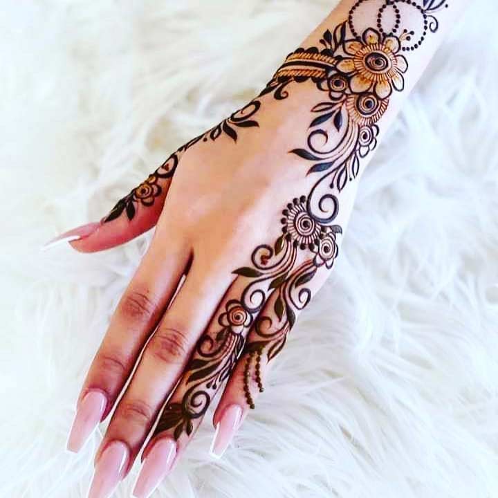 Simple mehndi design for Eid collection | Mehndi designs for beginners, Henna  designs easy, Mehndi designs for kids