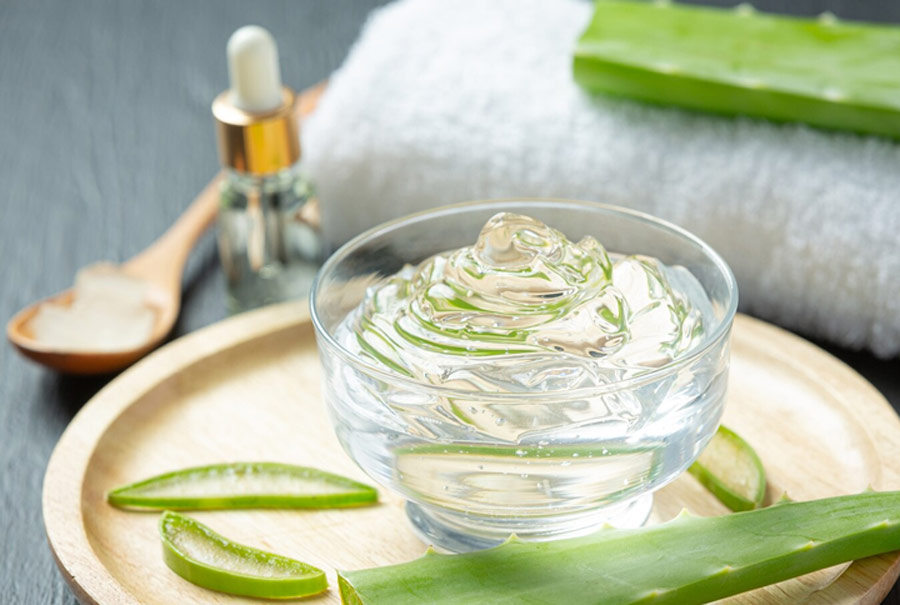 Aloevera gel skin care