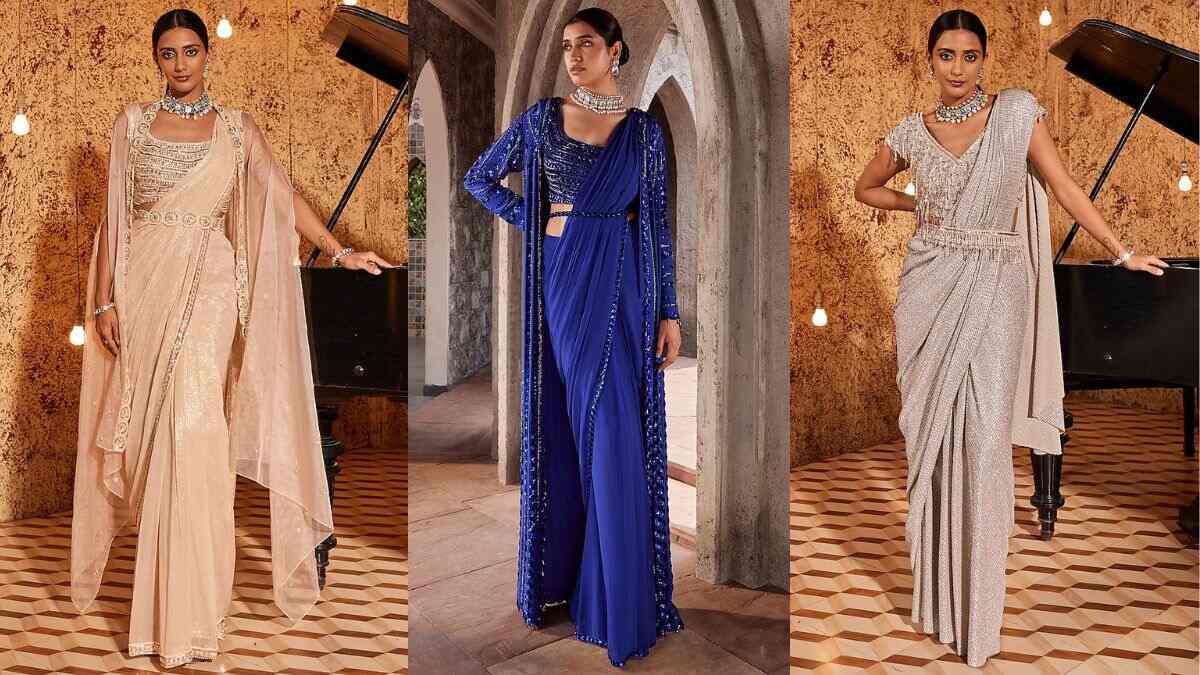 A Retro Trend In The Millennial World- Mumtaz Saree Draping Style - KALKI  Fashion Blog