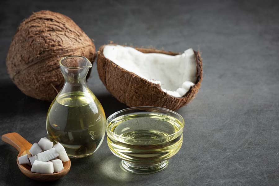Coconut oil for hair care