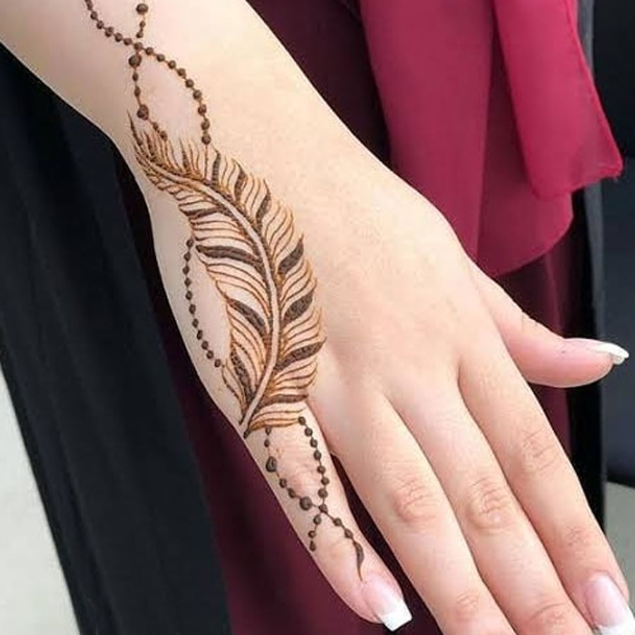 New Ring Finger Mehndi Design Simple & Easy by RJ Henna - Happy New Year to  All ❤️ | Henna designs easy, Mehndi designs for fingers, Simple henna tattoo