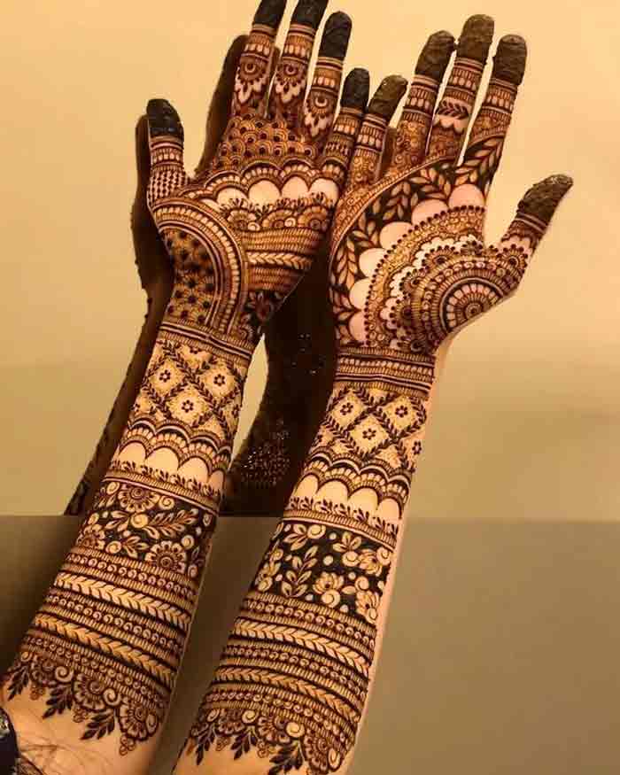 Floral Inspired Mehndi Design