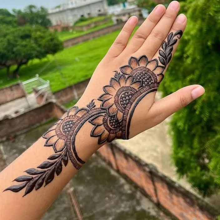 Floral Mehndi Designs