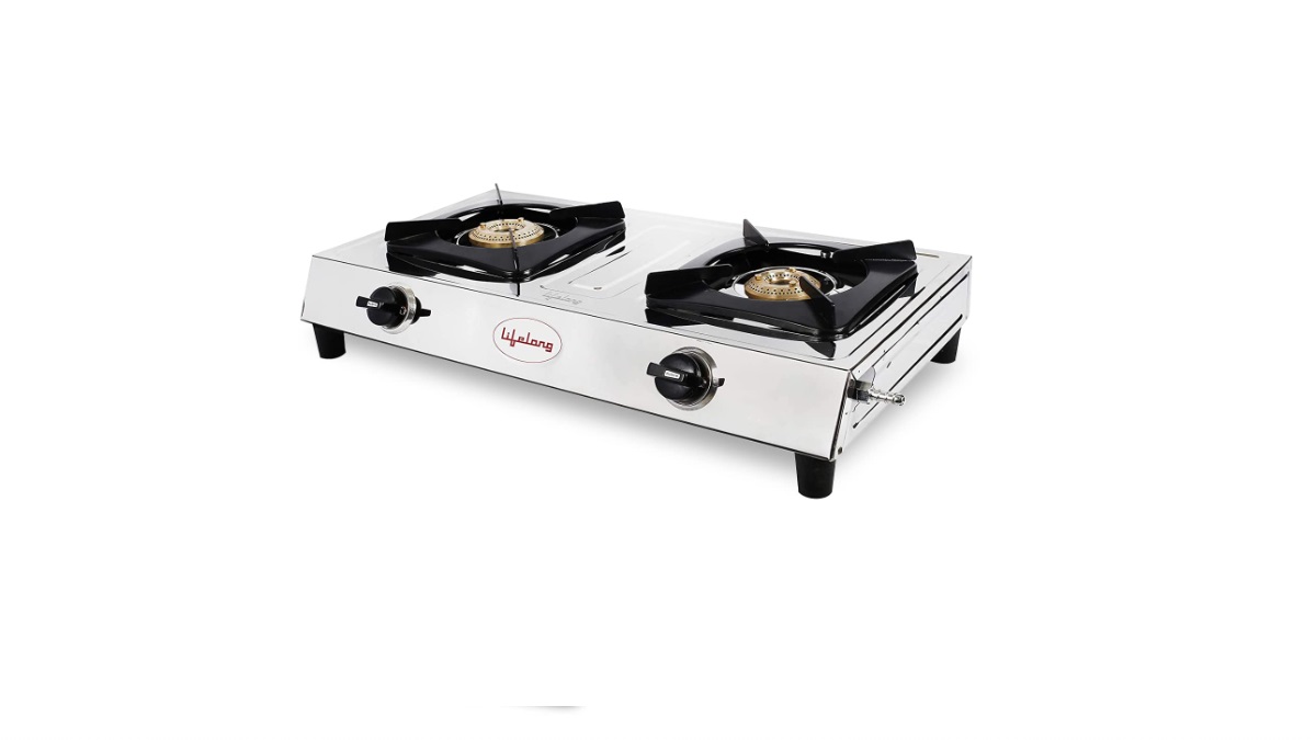 Lifelong Gas Stove 2 Burner इन लाइफलॉन्ग गैस स्टोव पर बनाएं गर्मागरम