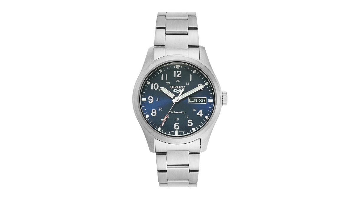 Seiko analóg kék számlapos férfi karóra ()