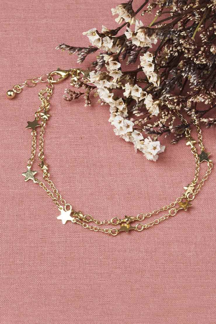Star design anklet