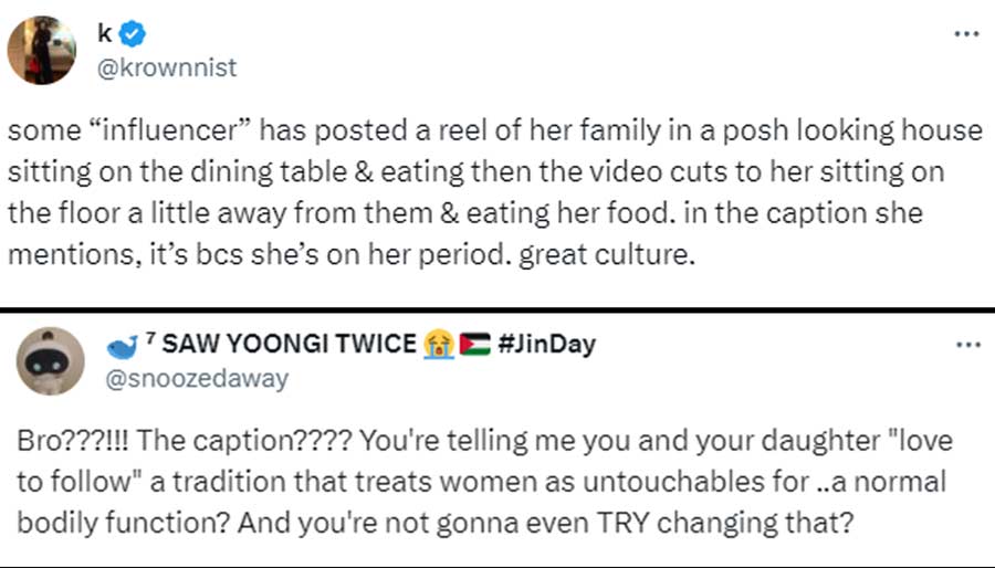 X reviews on surat woman influencer