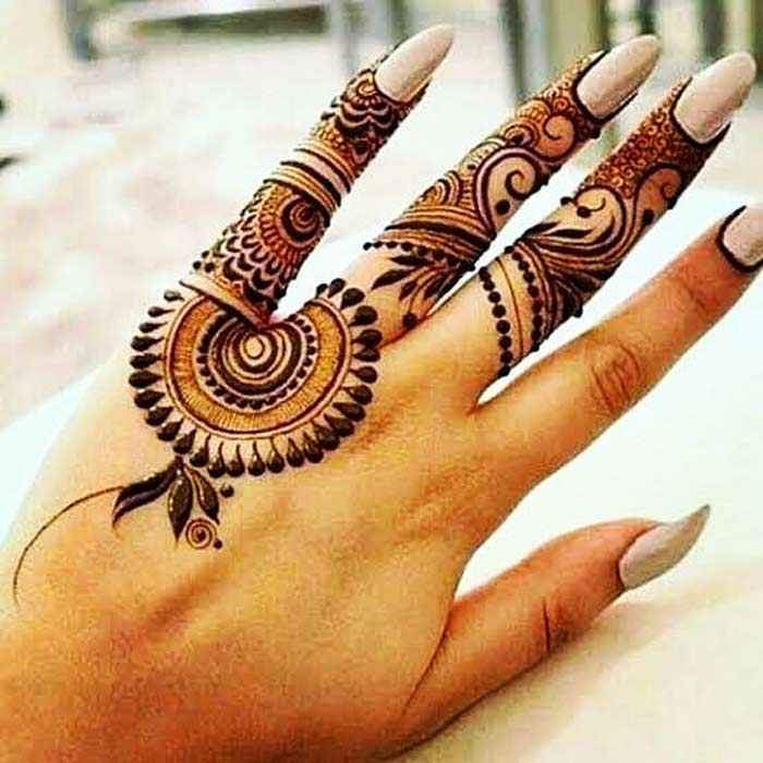 simple mehndi designs Images • Pavan Rathor (@p967r) on ShareChat