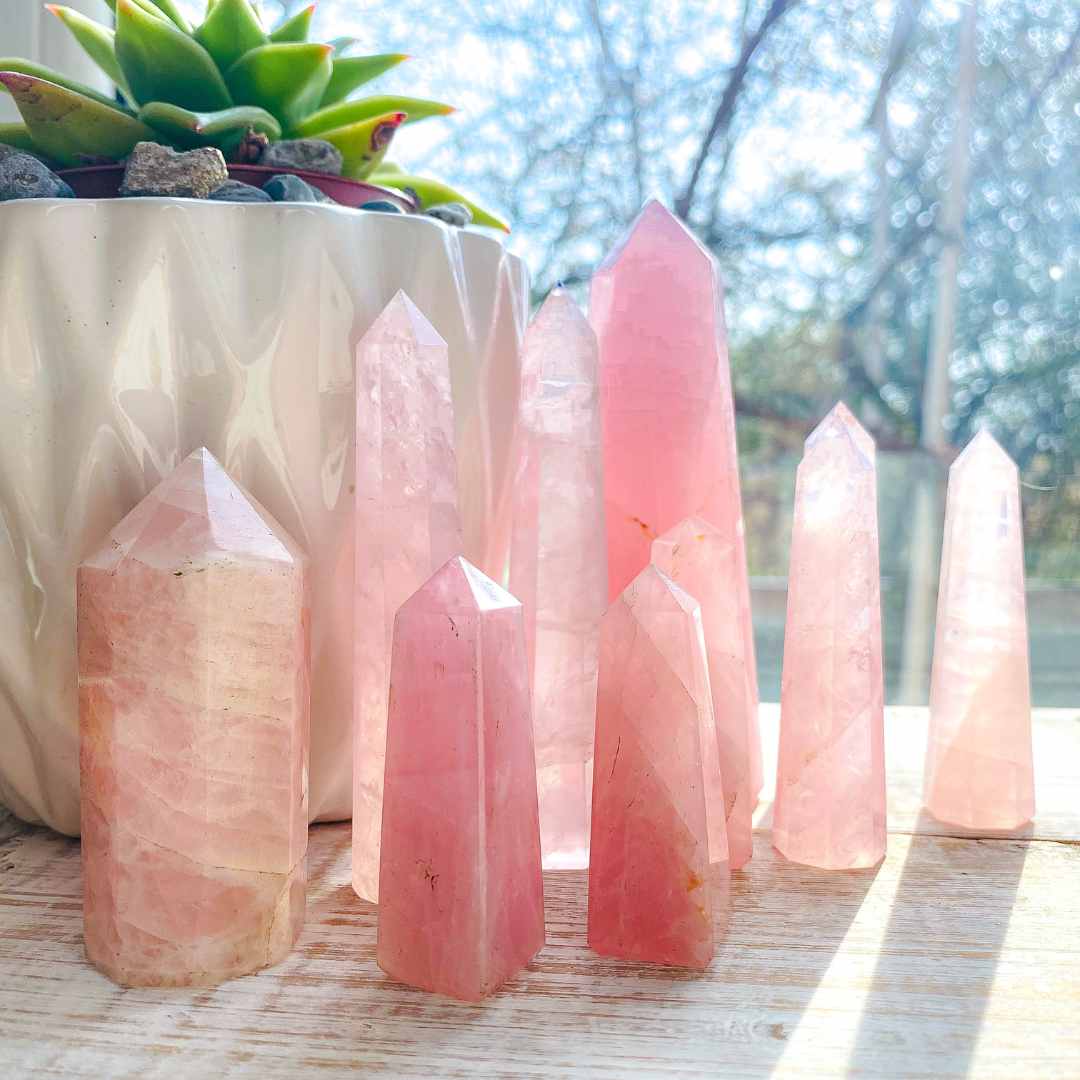 astro tips rose quartz