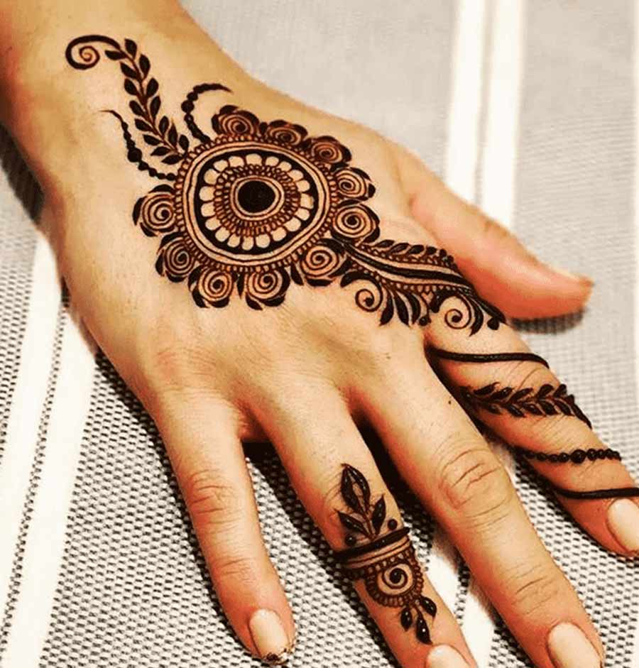 bail mehndi mandala art designs
