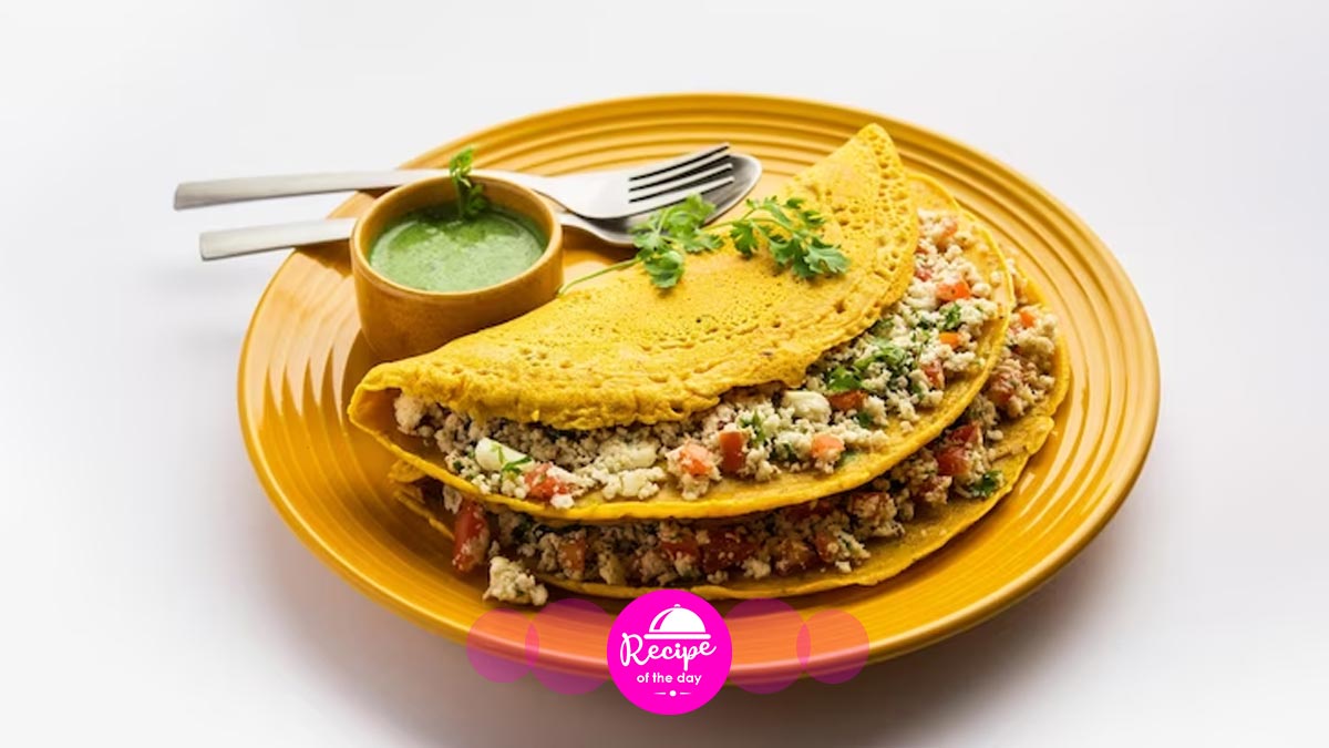 easy way to make vegetable moong dal chilla