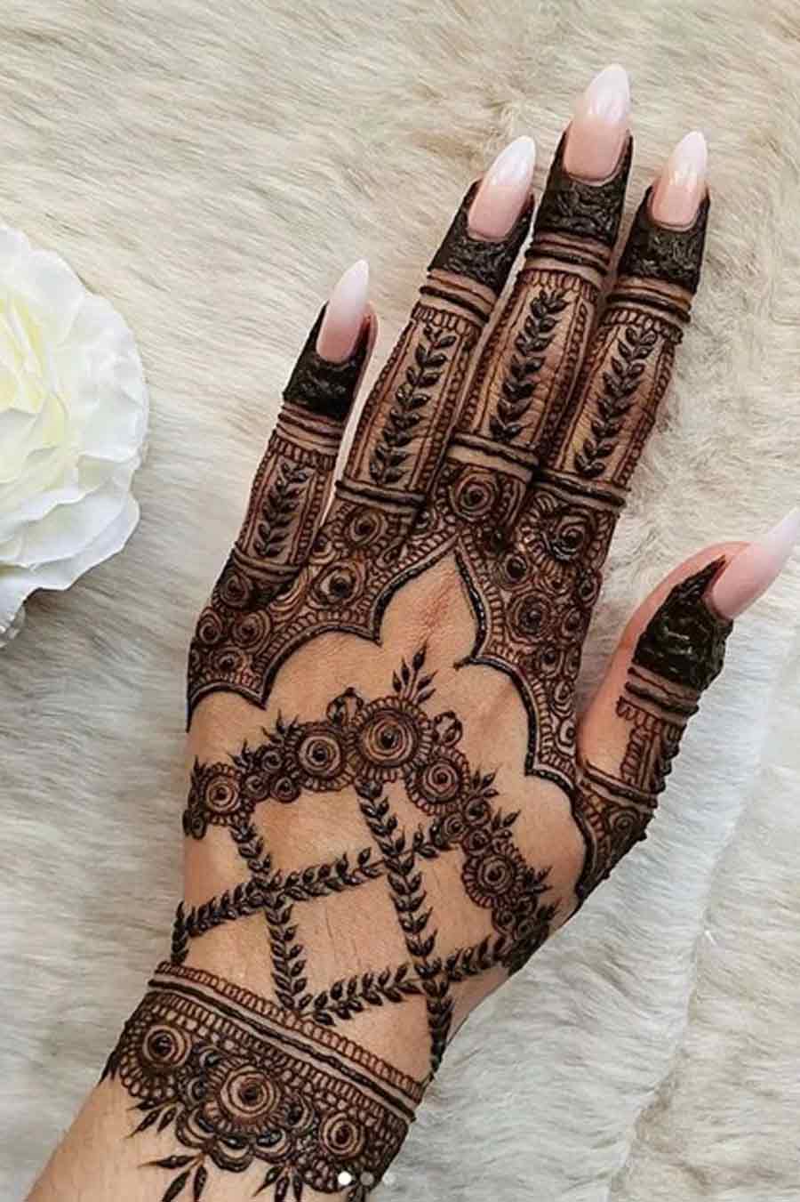 finger mehndi design easy and beautiful