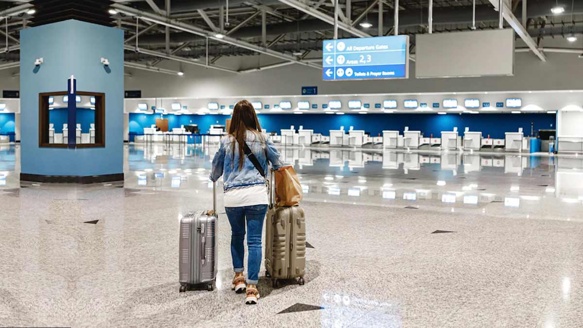five international airports