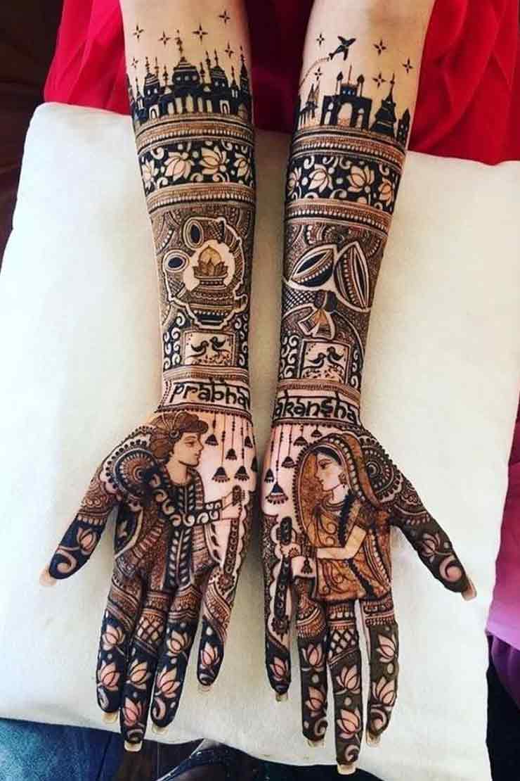 floral mehndi