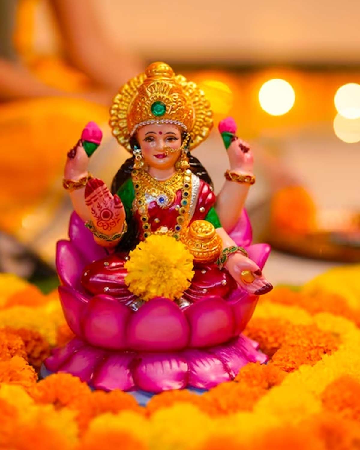 how many lakshmi idol should be kept at home in hindi