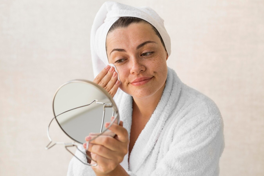 how to clean face in winter