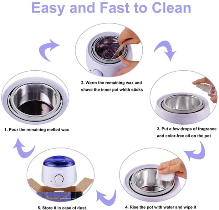 अब इस एक चीज से चुटकियों में साफ होगा Sticky वैक्स हीटर पॉट how to