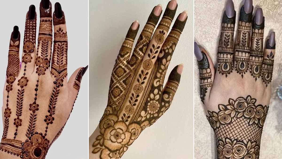6 Most Stylish Back Hand Mehndi Designs for Brides | ReallyInfluential-hanic.com.vn