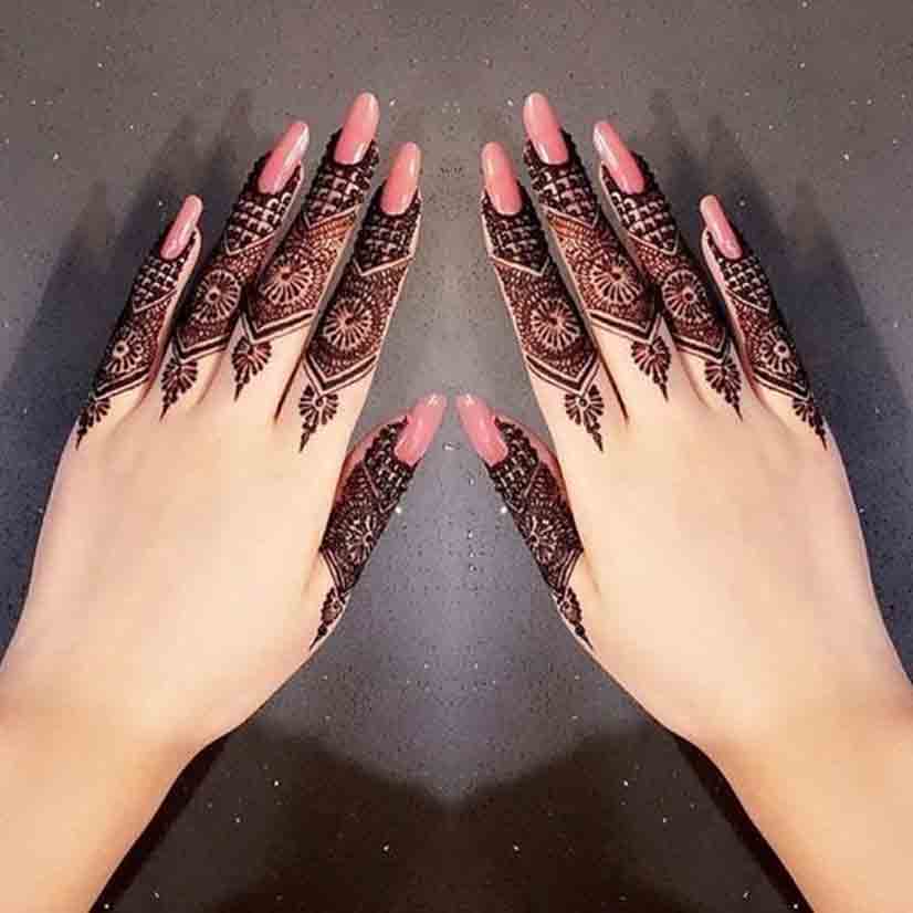 mehndi for back hand