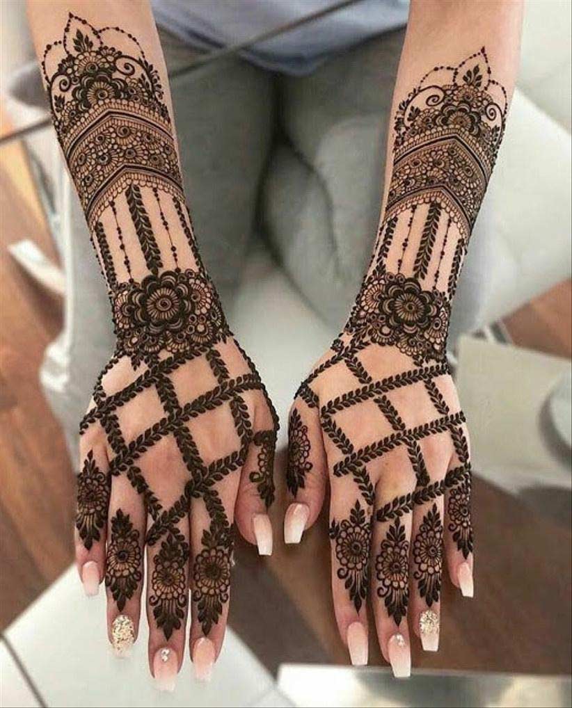 mehndi for big hands