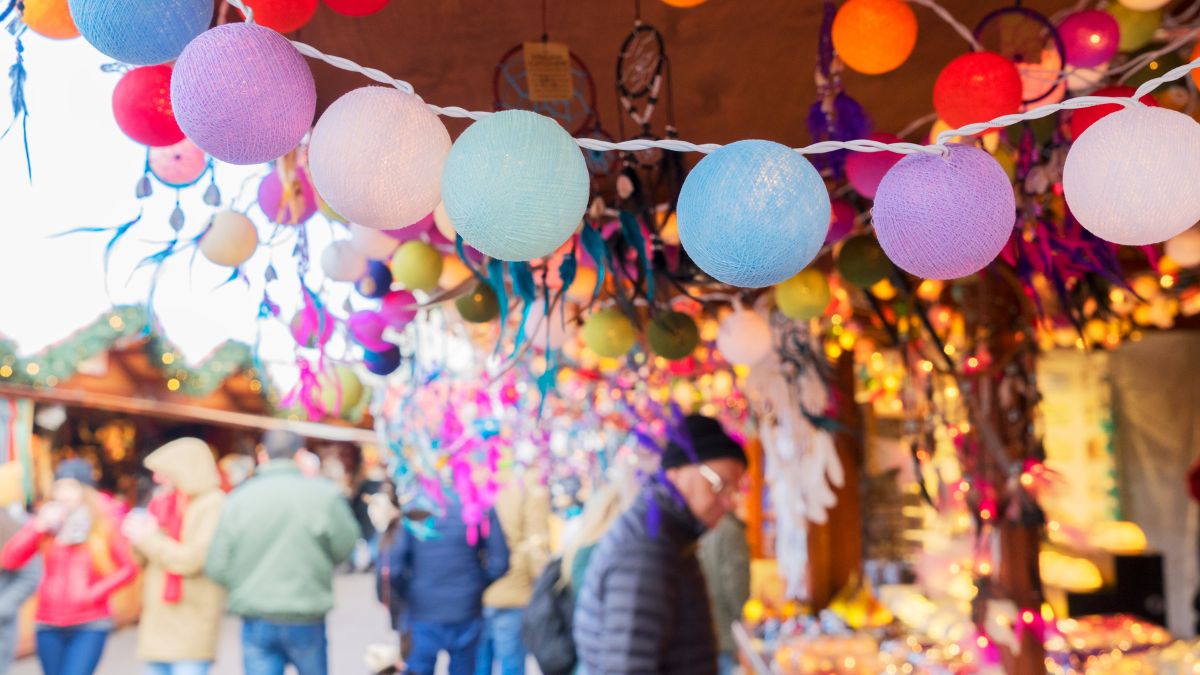 merry christmas  festive shopping market