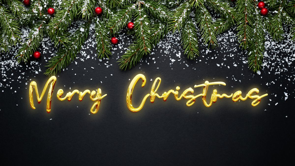 merry christmas  shopping market