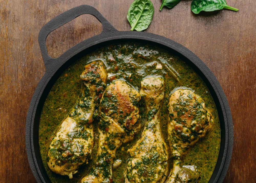 methi chicken