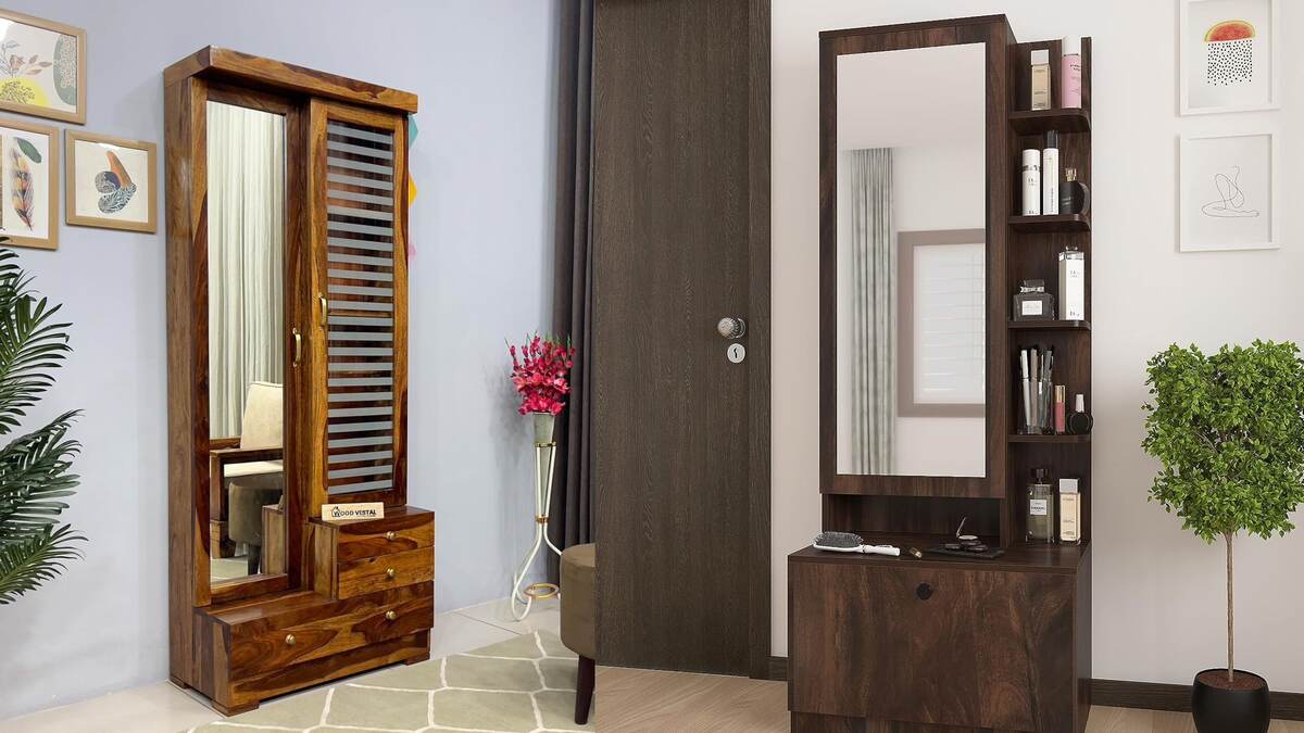 Natural Wood Designer Dressing Table, Feature : Fine Finished at Rs 50,000  / Piece in Goa