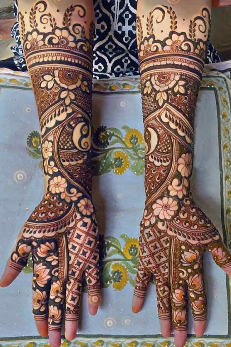 potrait mehndi