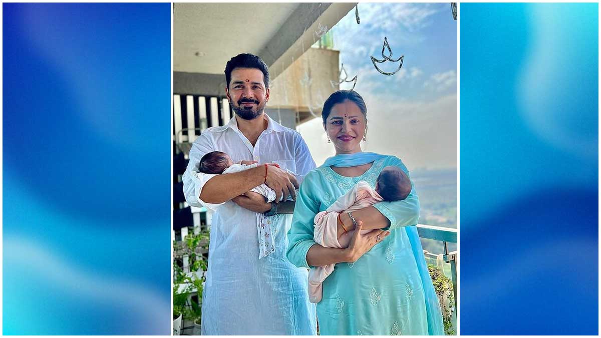  Rubina Dilaik And Hubby Abhinav Shukla Share First Glimpse Of Twin Daughters, Reveal Their Names