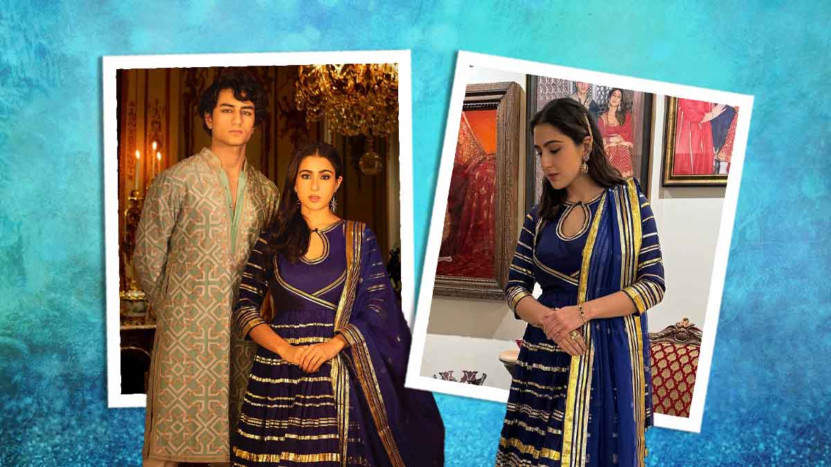 Sara Ali Khan Goes Sustainable By Re-Wearing Her Blue Anarkali, Here's How You Can Re-Style Yours Too