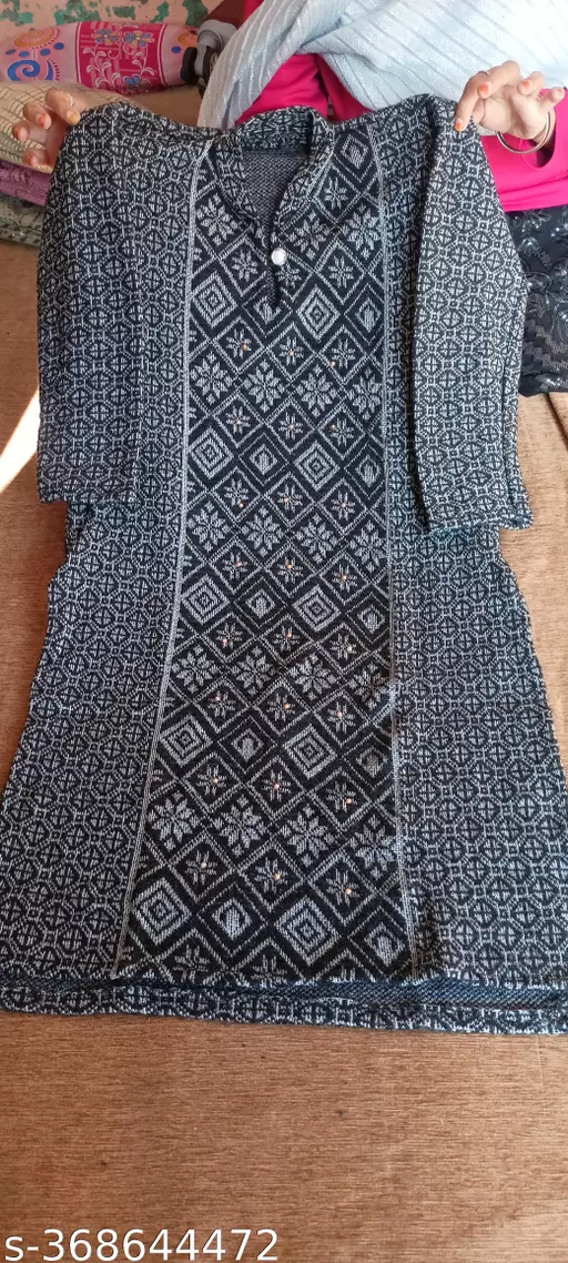 woolen kurti design
