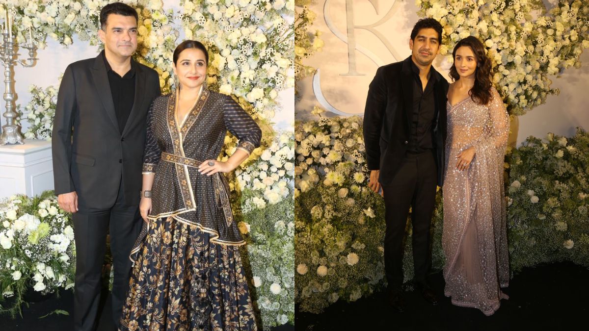 celebs look in sid kiara reception