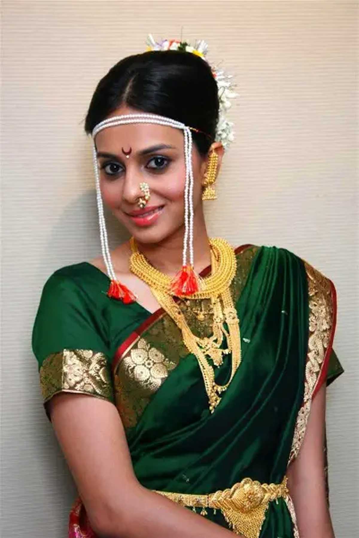 maharashtrian bride look