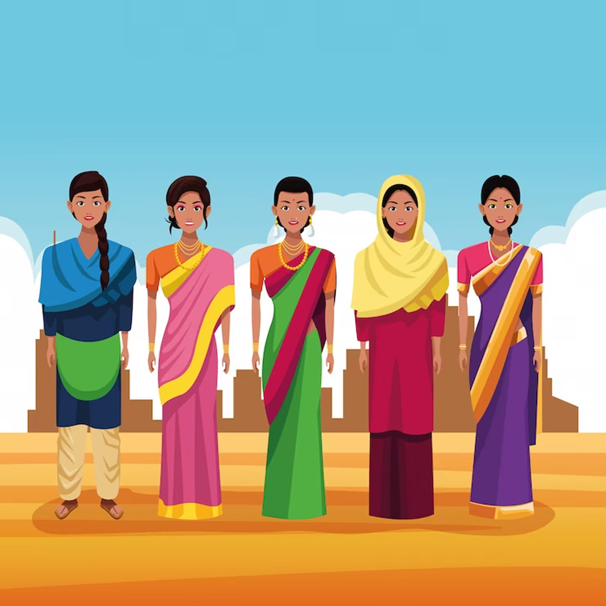 modern india women clothing