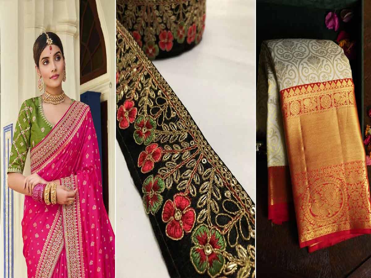 Fashion Hacks: 5 तरीके अपनाएं, पुरानी साड़ी के बॉर्डर से नया आउटफिट बनाएं |  what to do with old saree beautiful border | HerZindagi