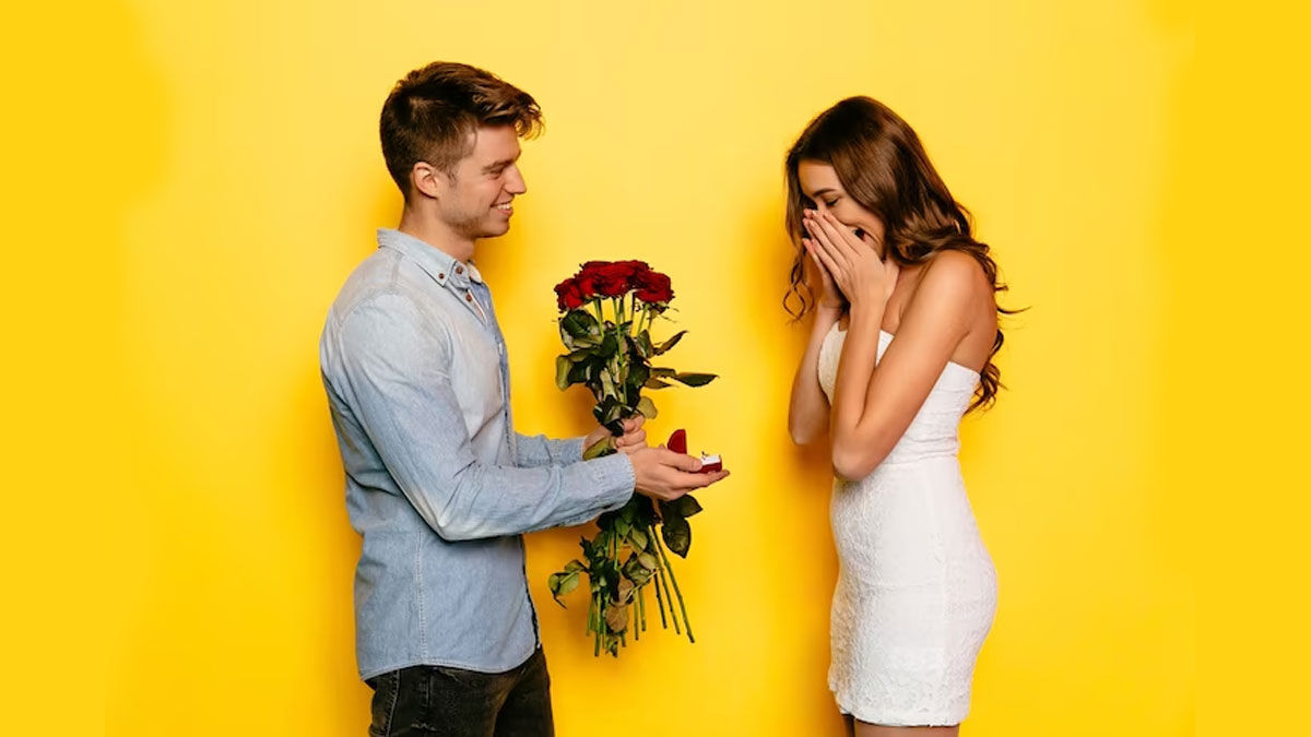 Male Model Proposes to Girlfriend, Gives Her Choice of 6 Rings