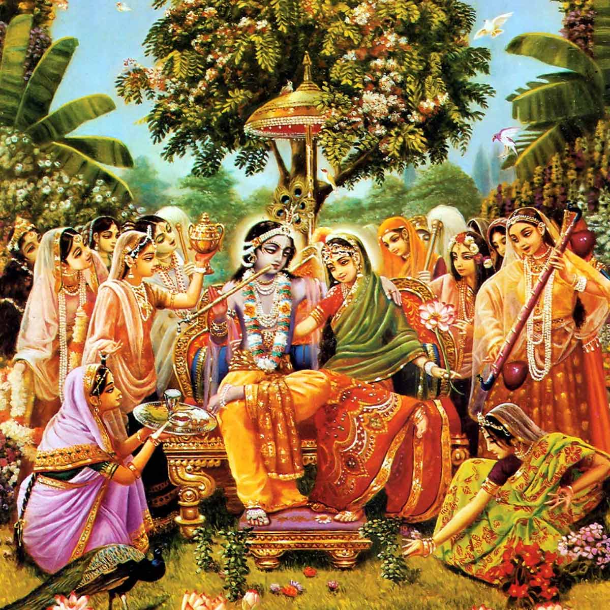 shri krishna and radha